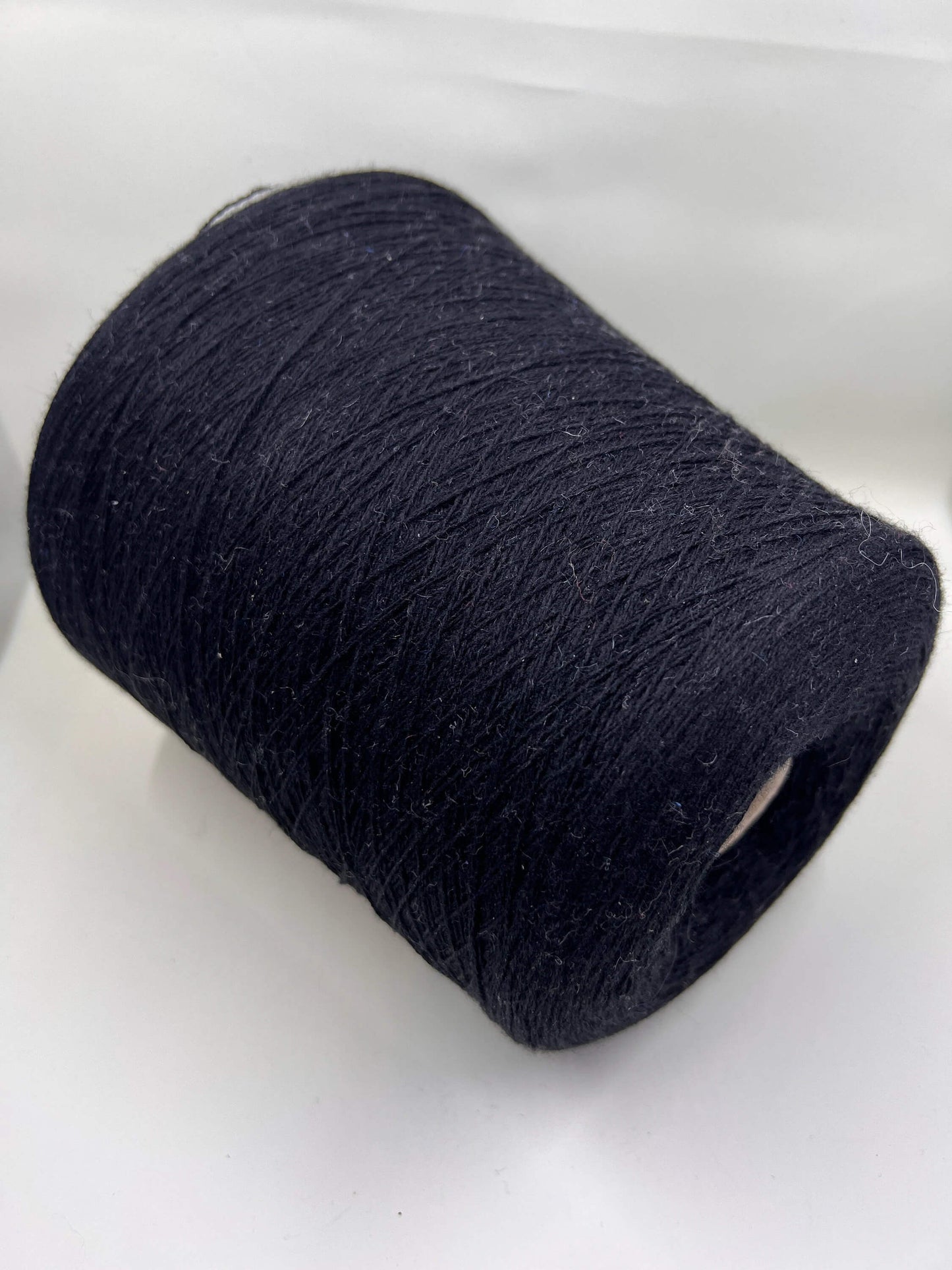 Cashmere Yarn 100%, Yarn on Cone, Loro Piana Yarn, Black. per 100 gr