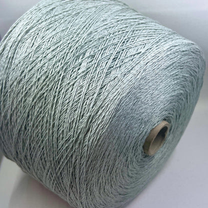 Lino Yarn 100%, Loro Piana Lino Yarn, Color Sage. Per 100 gr