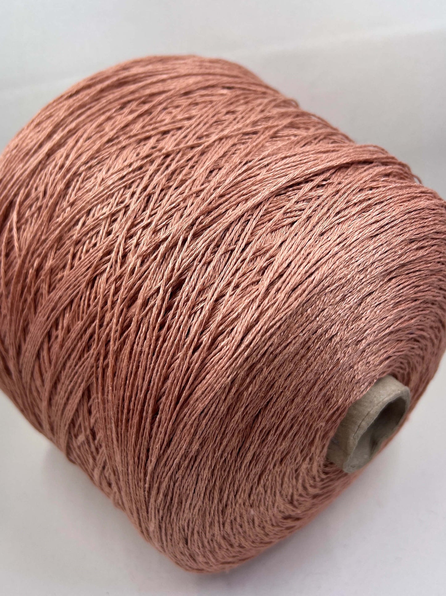 Lino Yarn 100%, Loro Piana, Yarn, Yarn on Cone, Lino yarn on cone. Color Bassora. per 100 gr