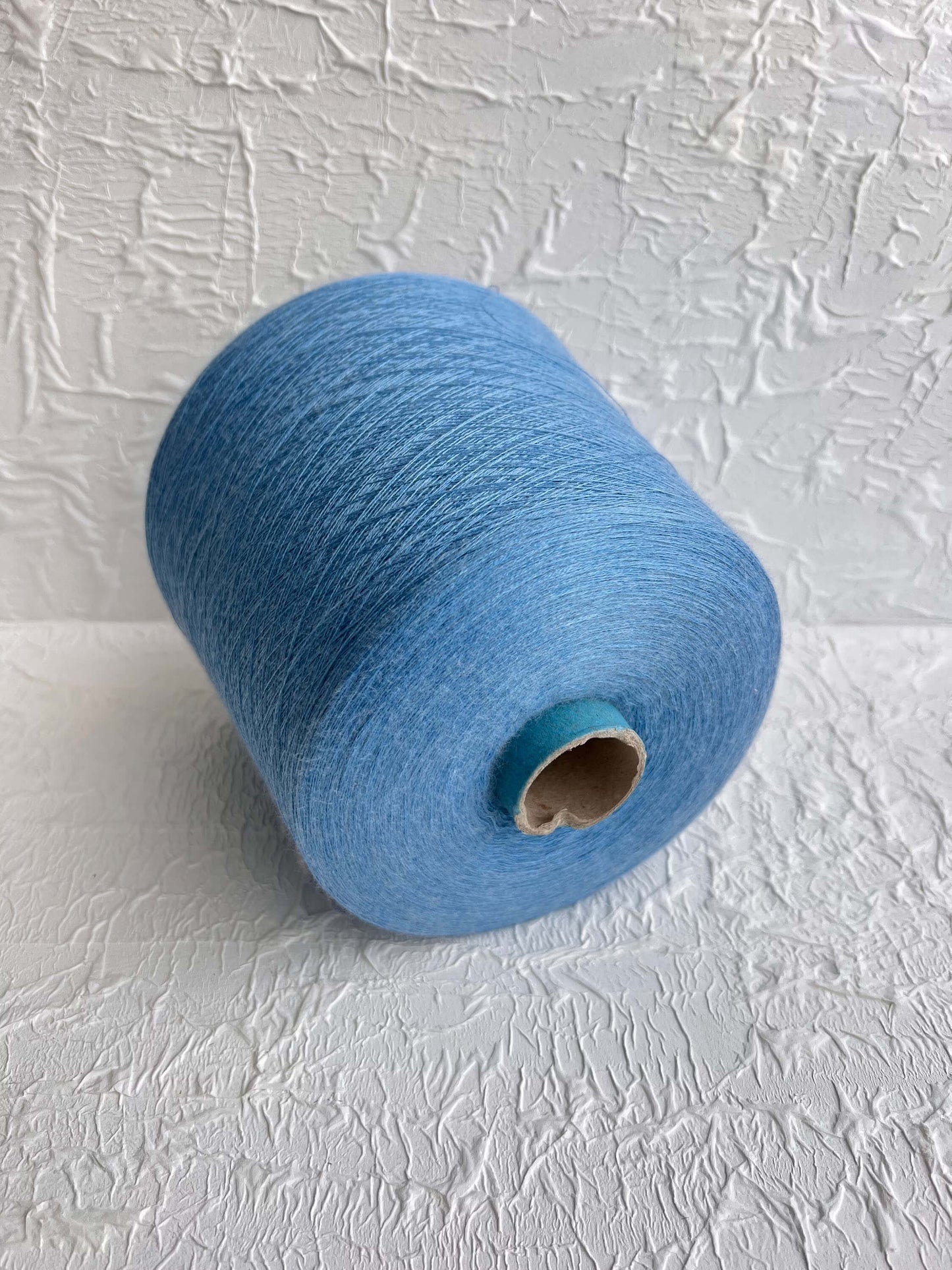 Cashmere yarn 70%, Silk Yarn 30%, Loro Piana Yarn, Yarn on Cone, Blue. Per 100 gr