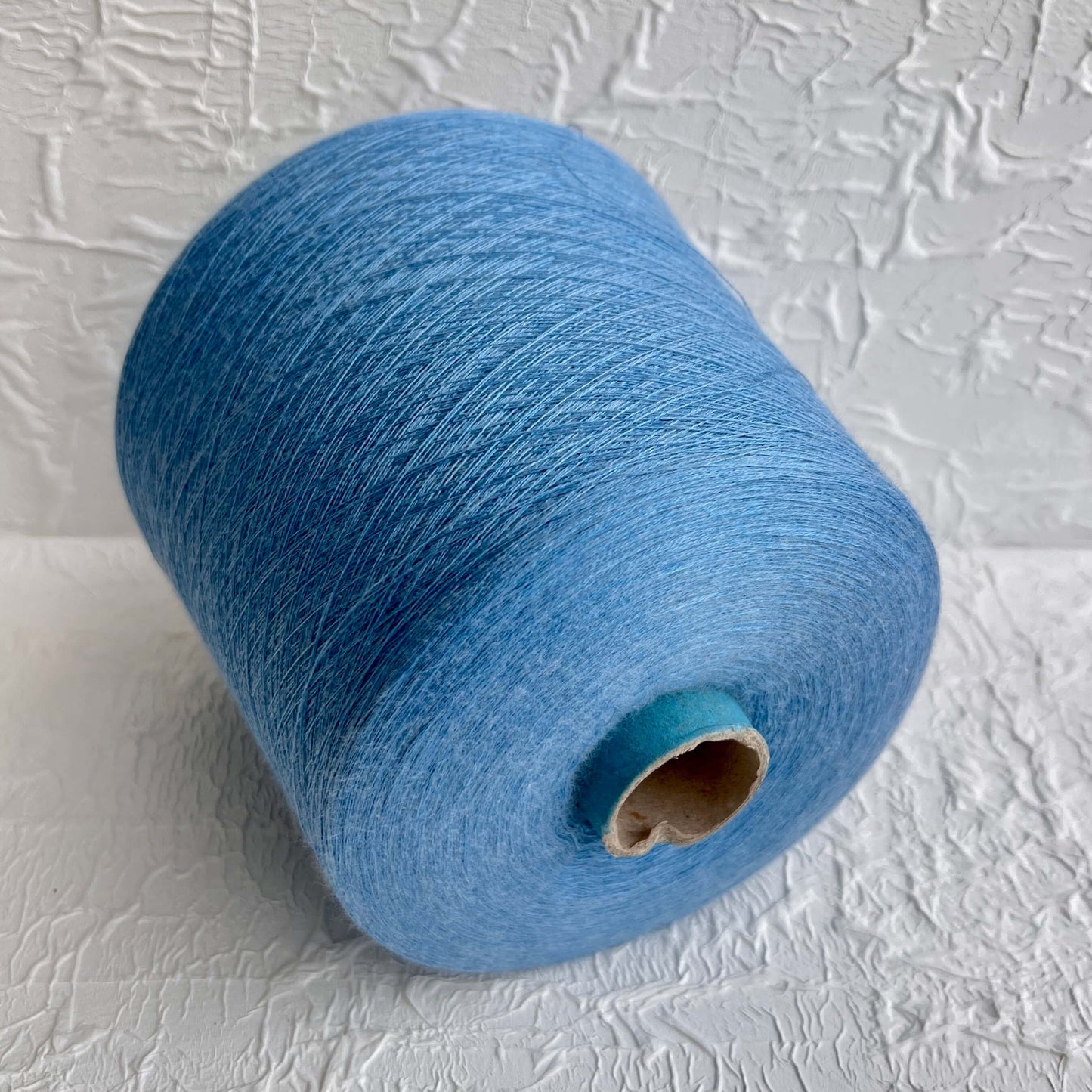 Cashmere yarn 70%, Silk Yarn 30%, Loro Piana Yarn, Yarn on Cone, Blue. Per 100 gr