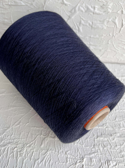 Silk 100%,Schappe Nm 2/60, Botto Giuseppe, Color Blue. Per 100 gr