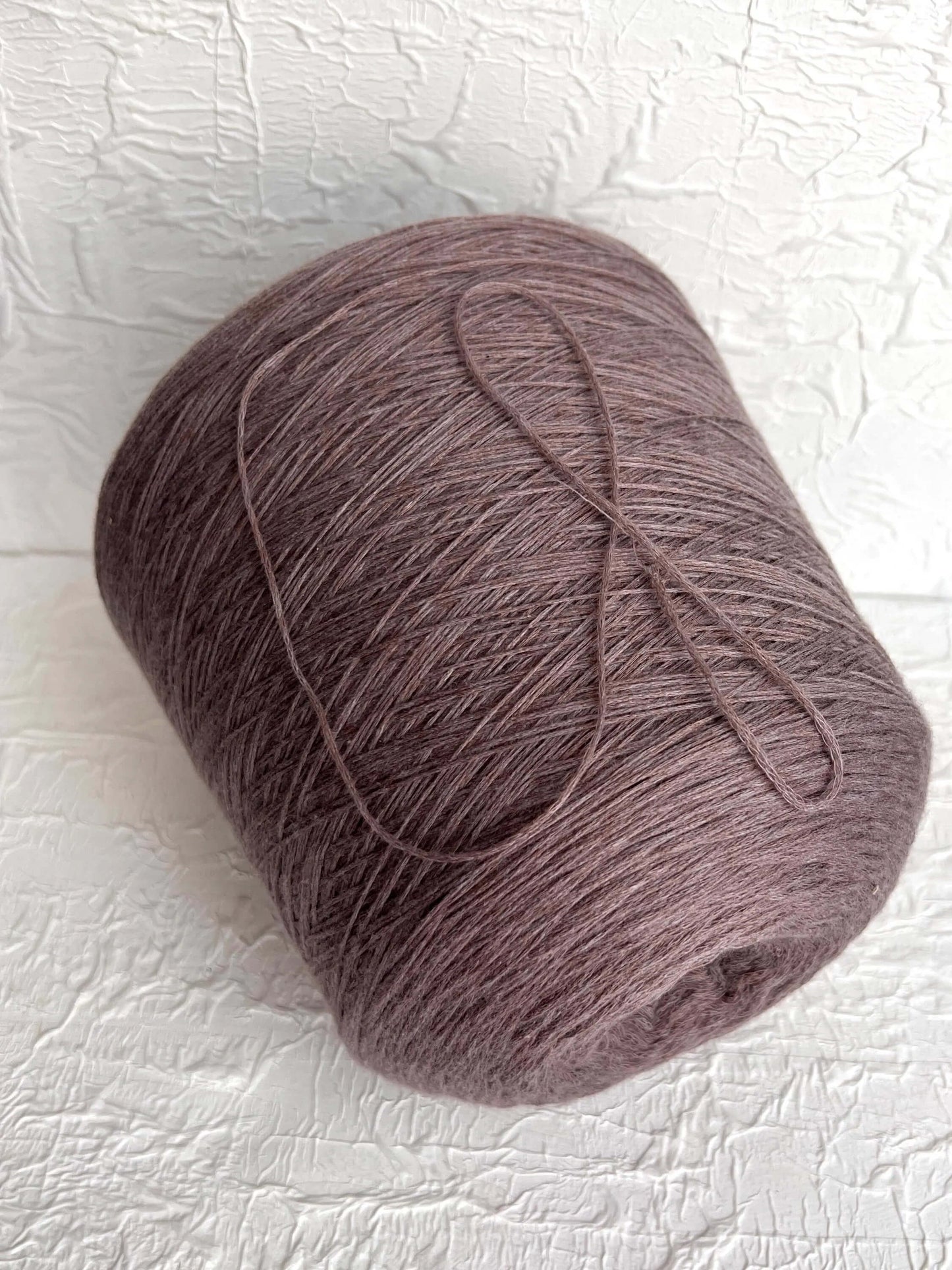 Cashmere yarn 100%, Yarn on Cone, Loro Piana-C319 0999, Taupe. Per 100 gr