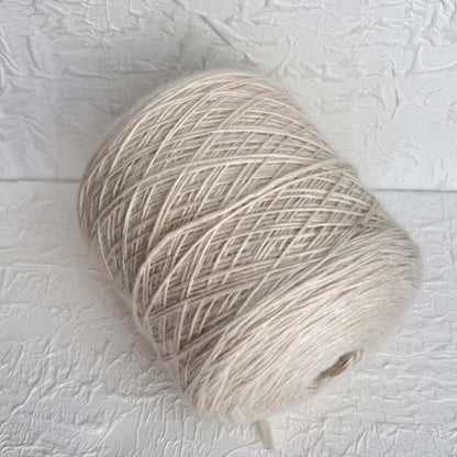 Baby Alpaca Rove 100%, Sec 2700. Nm 1.5 - colore White. Per 100 gr