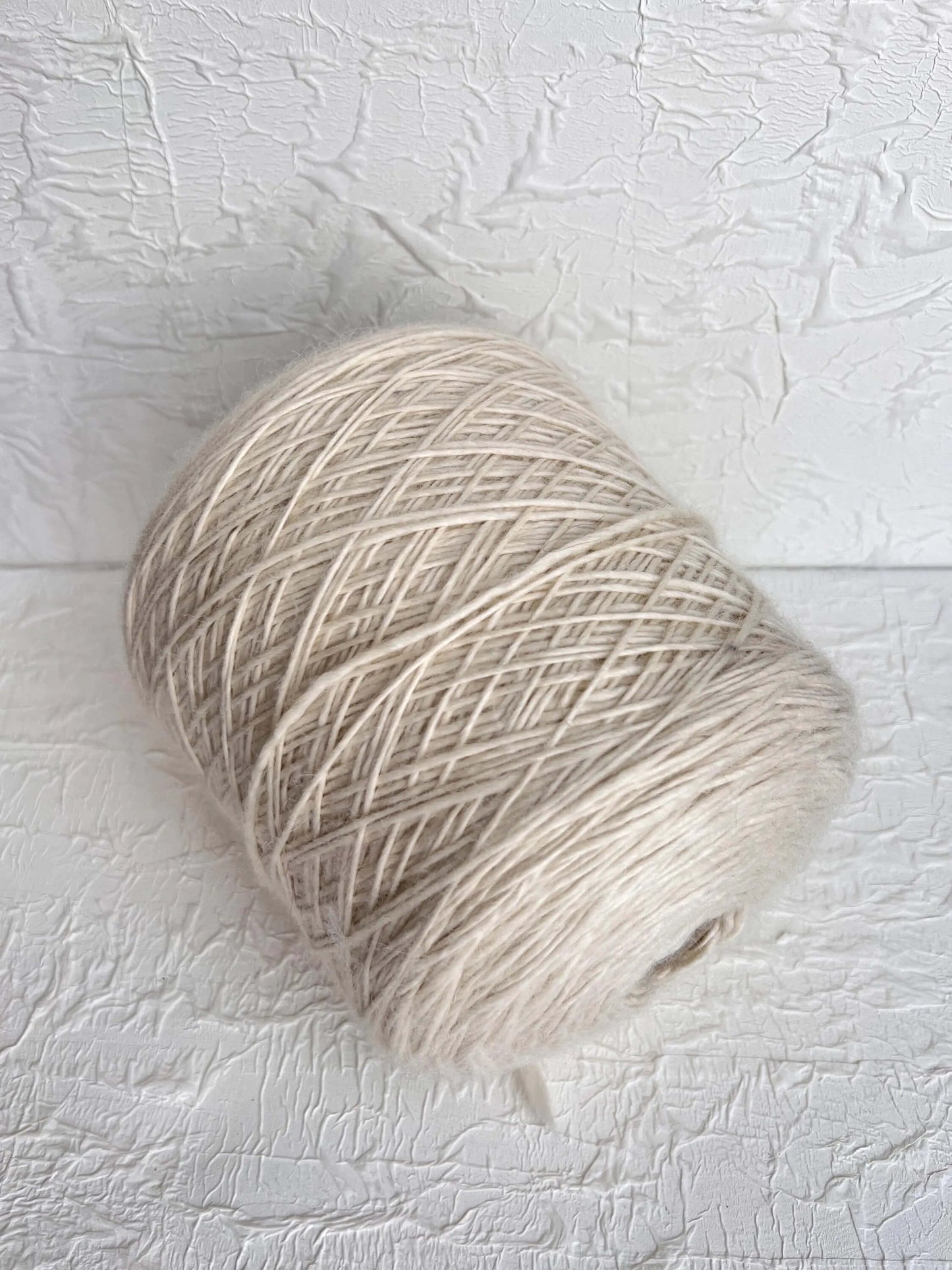 Baby Alpaca Rove 100%, Sec 2700. Nm 1.5 - colore White. Per 100 gr