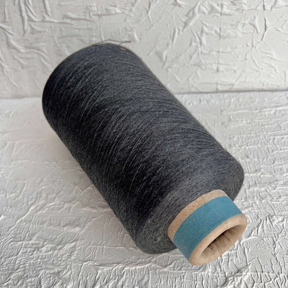 Silk Yarn 100%, Angel Unito, Yarn on Cone. Color Carbon Gray. Per 100 gr