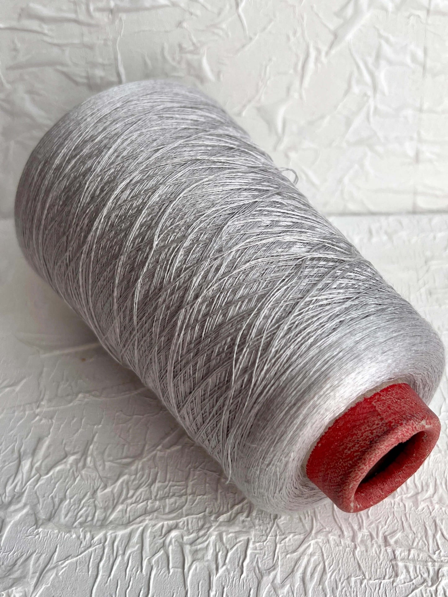 Silk Yarn, Yarn for hand and machine knitting.Sesia, Color Silver. Per 100 gr