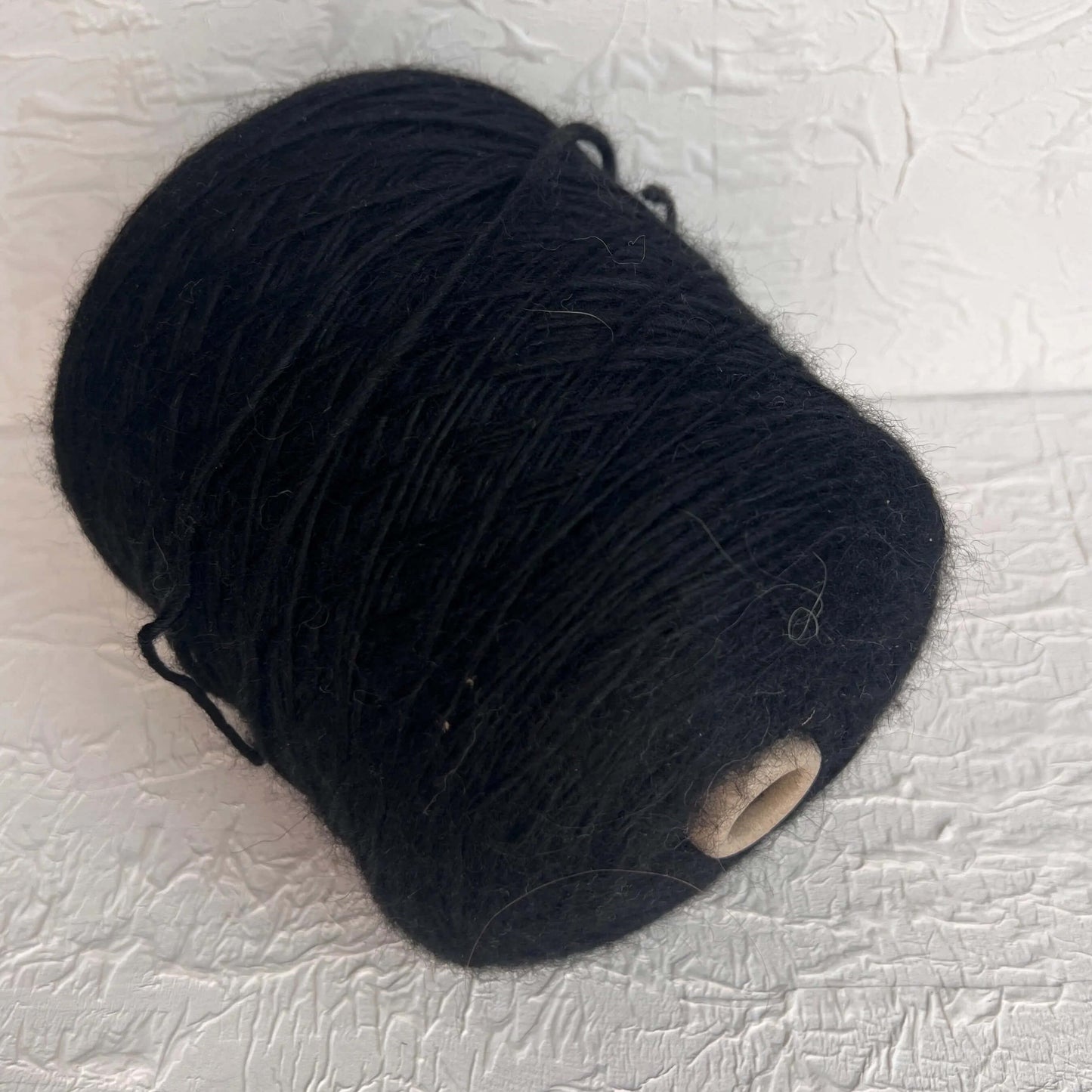 Baby Alpaca Rove Yarn 100%. Nm 1.5 - colore Black. Per 100 gr