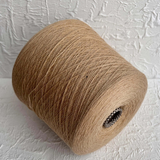 Cashmere Yarn 100%, Yarn on Cone, Cariaggi-PCKA000, Sand. Per 100 gr