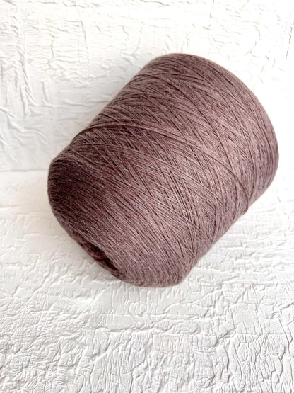 Cashmere yarn 100%, Yarn on Cone, Loro Piana-C319 0999, Taupe. Per 100 gr