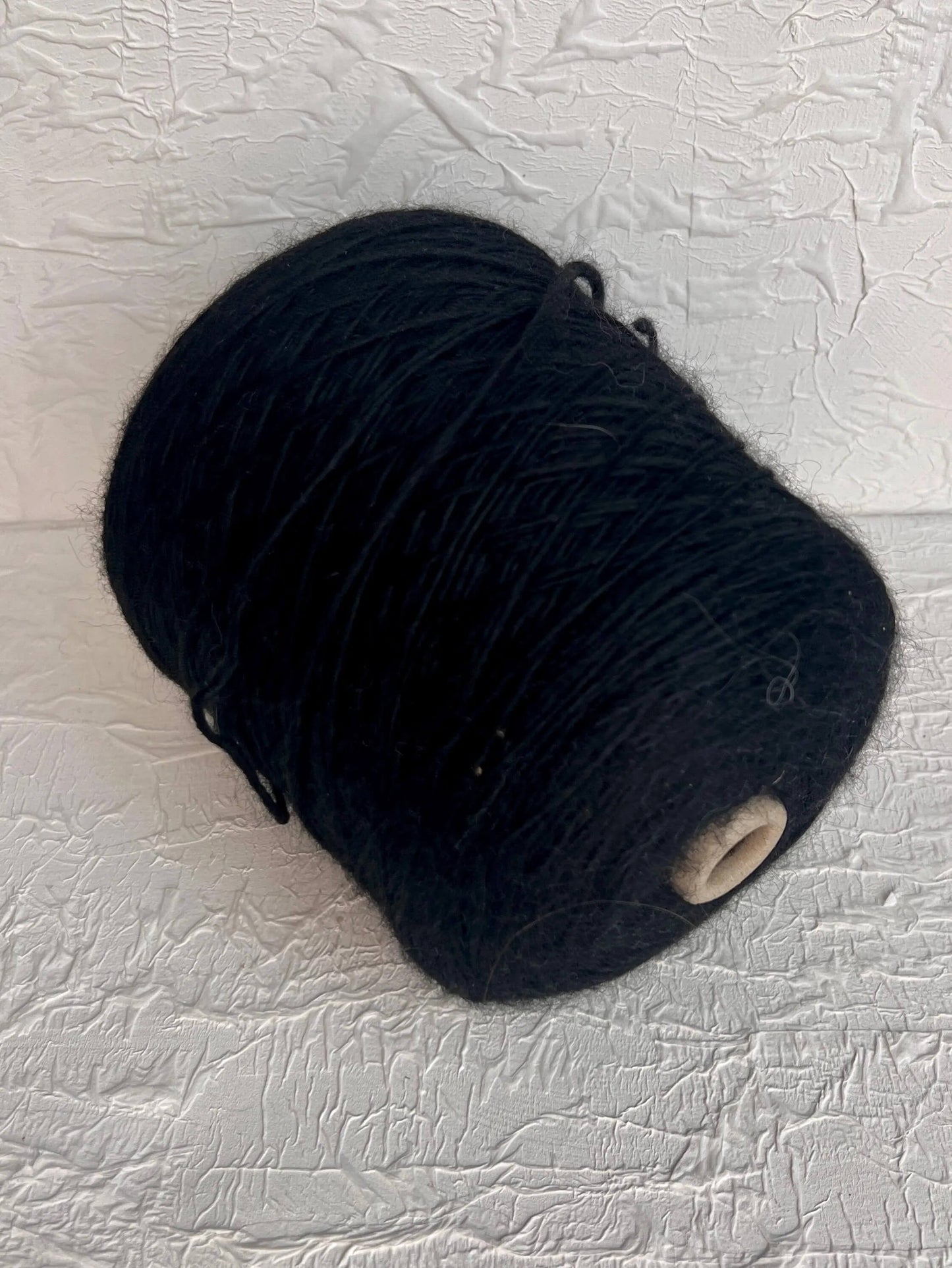 Baby Alpaca Rove Yarn 100%. Nm 1.5 - colore Black. Per 100 gr