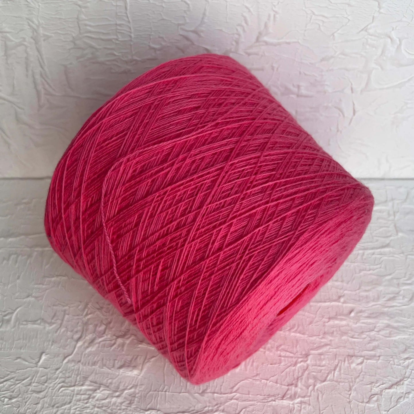 Merino yarn 70%, Cashmere yarn 30%, Yarn on Cone, Pink.Per 100 gr