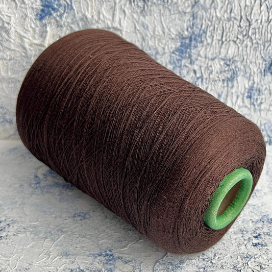 Silk Yarn 50%, Cotton Yarn 50%.Cariaggi-PPCT093, yarn for knitting. Brown.Per 100 gr