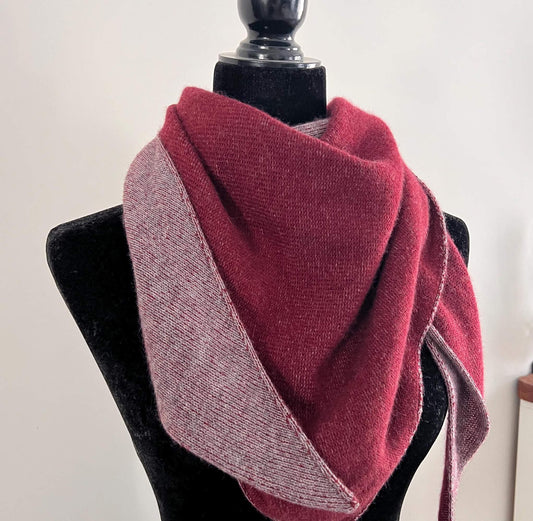 Cashmere handmade shawl Triangle cashmere scarf Warm neck wrap Perfect Gift for Her to Stay Stylish and Warm