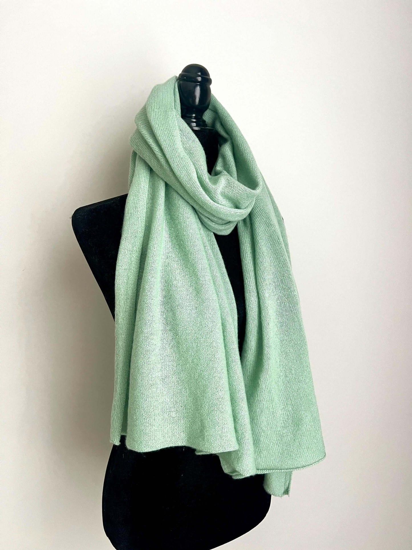 Seage 100% Pure Cashmere Oversized Knit Scarf – Warm & Luxurious Winter Wrap