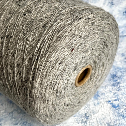 Tweed Cashmere yarn 100%,Filpucci LUXTWEED, Gray. Per 100 gr