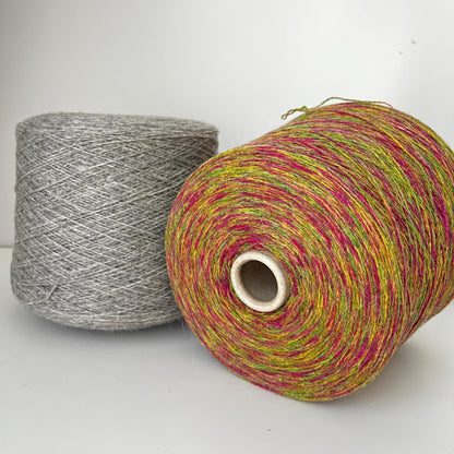 Alpaca 40%,Merino 30%,Mohair 30% Yarn.PROFILLO, Color Gray.Per 100 gr