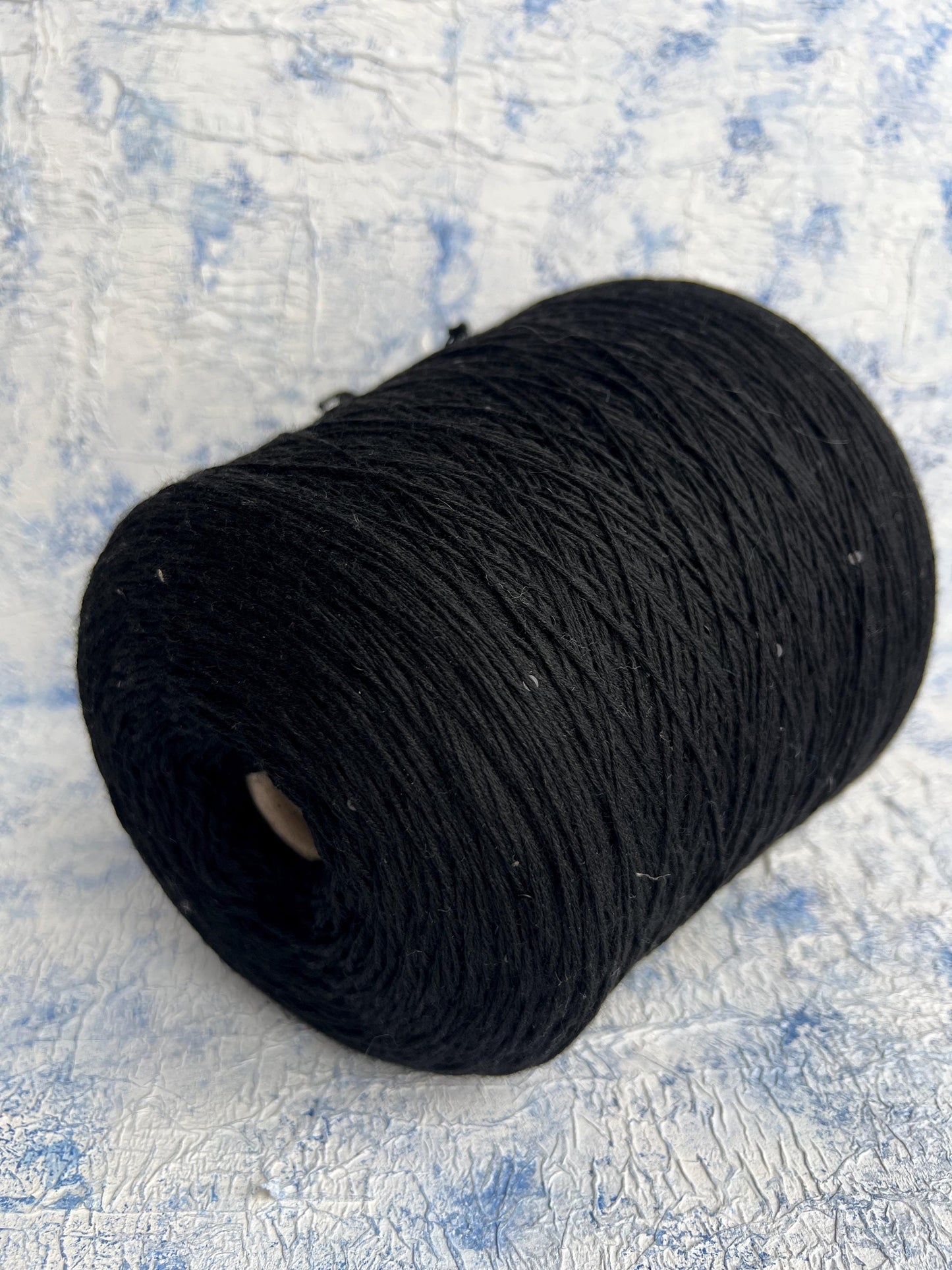 Zegna Baruffa Cashwool 100% Merino Yarn with Sequins–Black.Per 100 gr
