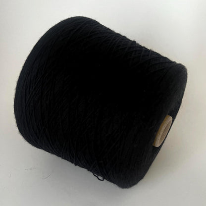 Loro Piana Abacash Yarn 70% Cashmere 30% Abaca Black. Per 100 gr