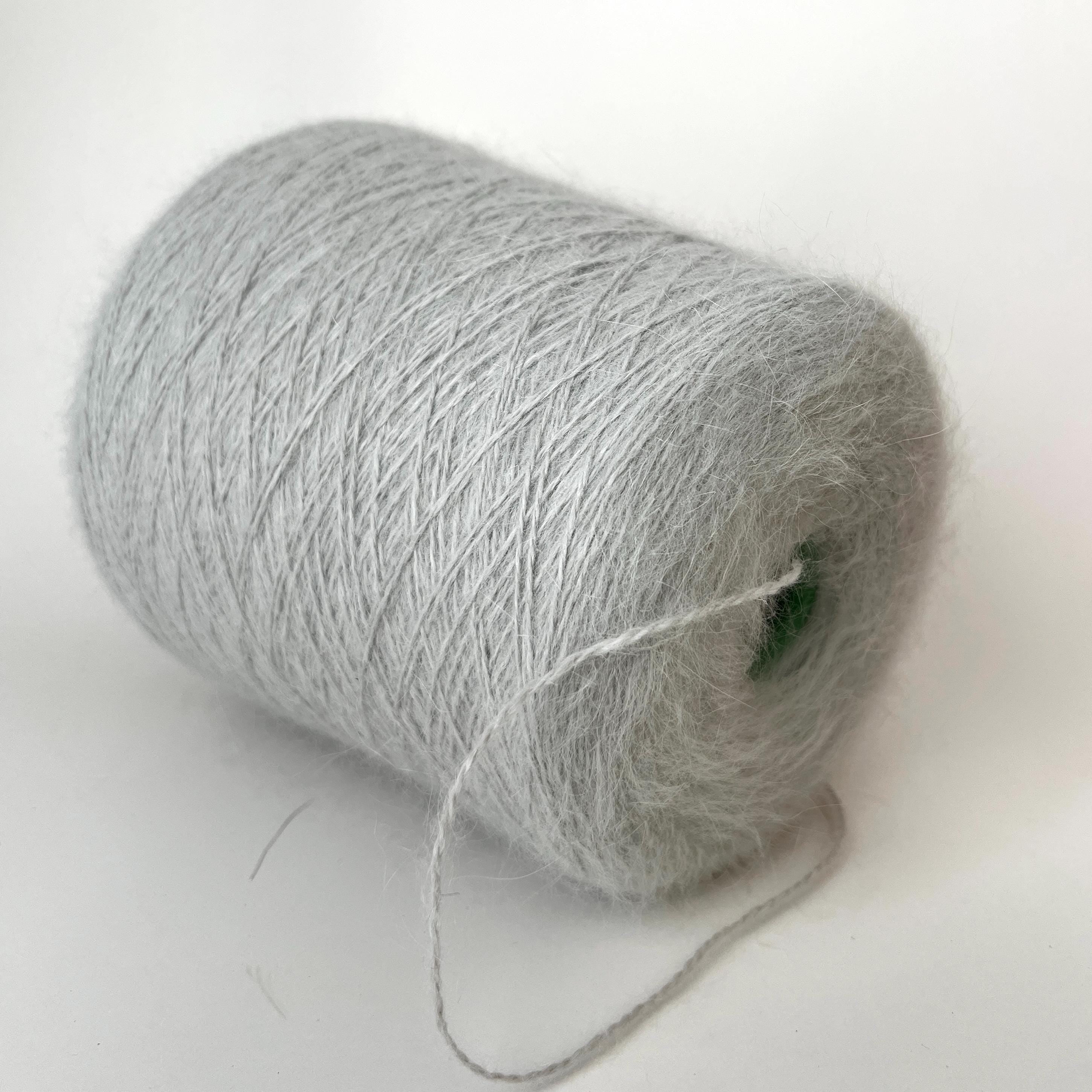 Angora Rabbit Yarn Nm 2/9 — 80% Angora / 20% Polyamide. Yarn on Cone ...