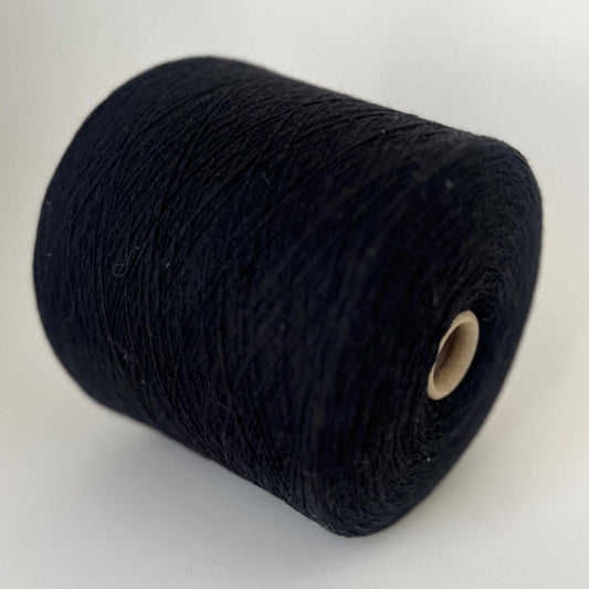 Cashmere Lace Yarn 2/17 Loro Piana – Black 850m/100g. Per 100 gr