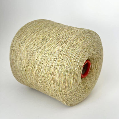 100% Cashmere Lace Yarn Cone Todd&Duncan 2/28 – Straw. Per 100 gr