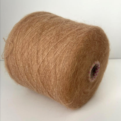 SuperKidMohair 70%, NY 30%, Profilo GIOIA, Nm 9000-Camello.Per 100 gr