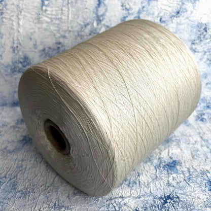Filati Buratti Silk Yarn 100% Silk Nm 2/64 - White - Italy. Per 100 gr