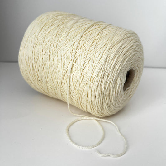 100% Merino yarn on cone for knitting,PROFILLO, White.Per 100 gr