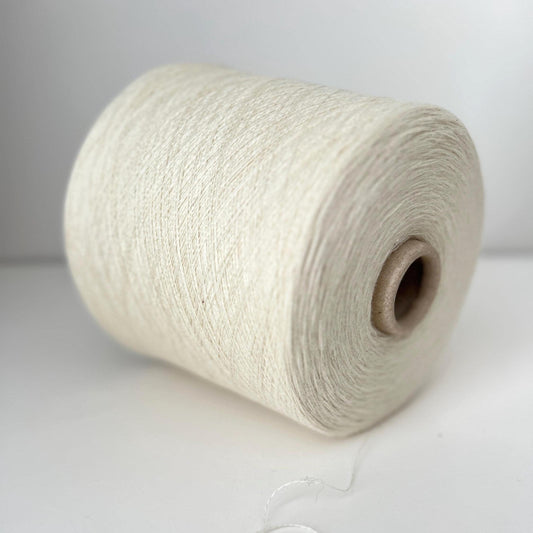 Cashmere 50% & Viscosa 50% yarn, PROFILLO, Color White.Per 100 gr
