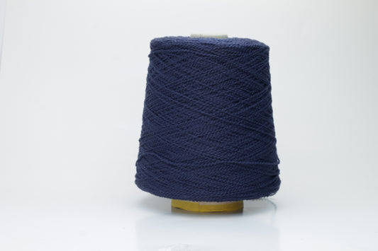 Cotton yarn 100%,Nm 3300, Loro Piana yarn on Cone,color Blue. Per 100 gr