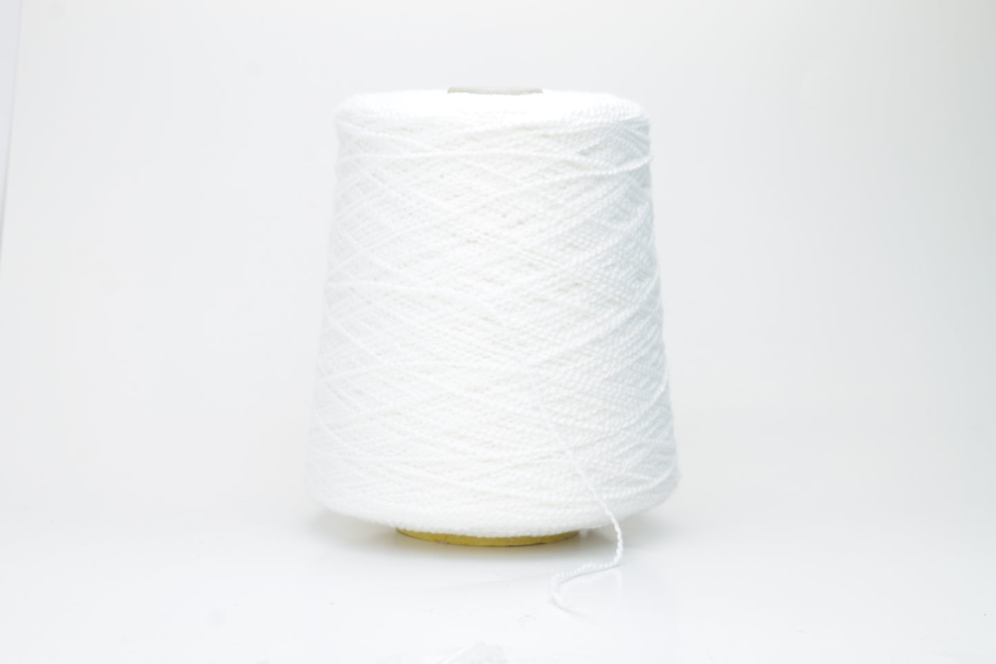 Cotton yarn 100%,Nm 3300, Loro Piana yarn on Cone,color White. Per 100 gr