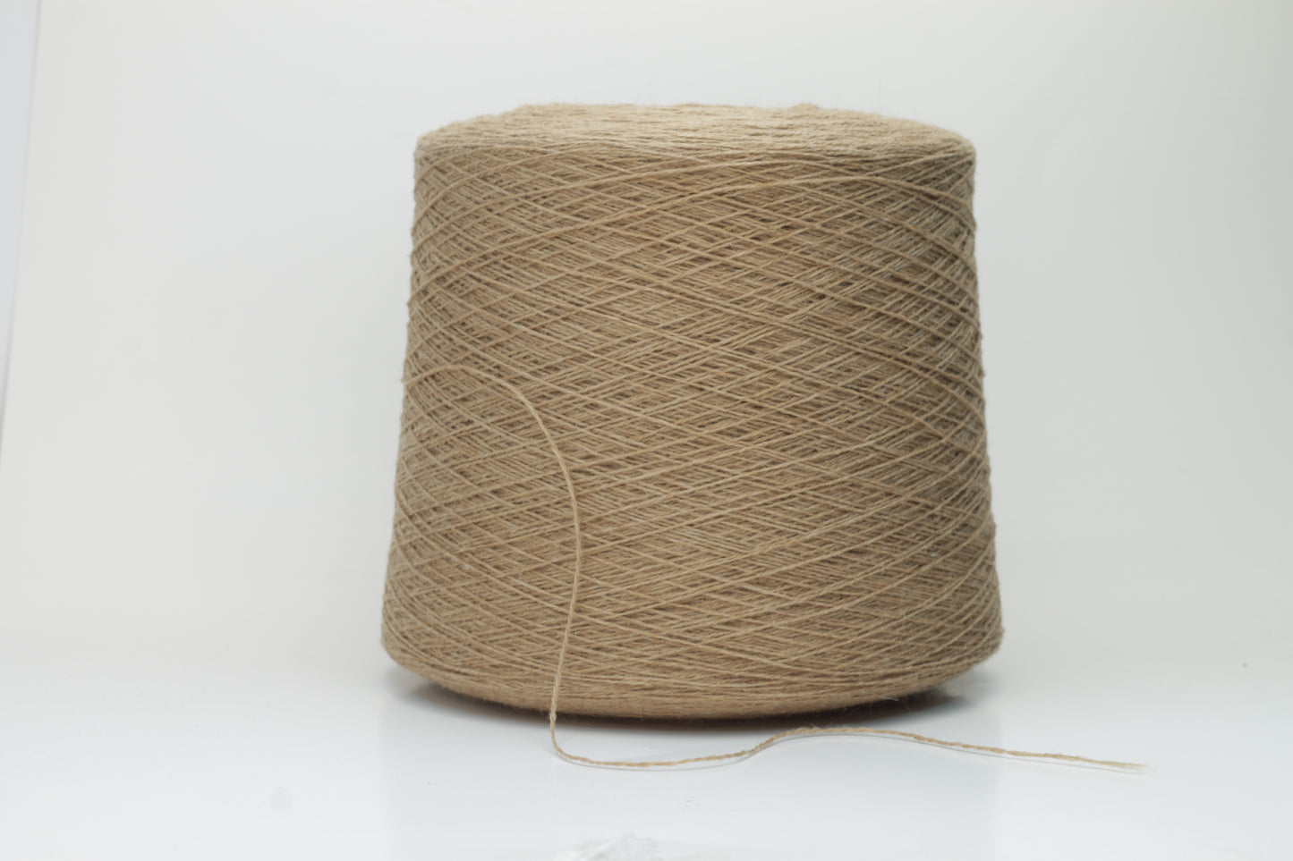 Camel Baby Samarkand yarn 2/14, Loro Piana yarn on Cone, Brown. Per 100 gr