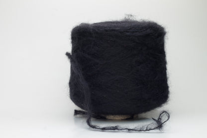 SuperKidMohair yarn 85%, PA 15%, Filpuchi Mangolia, Nm 1500 - Black