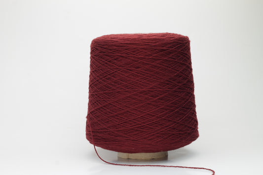 Cashmere yarn 100%, 3/14500, Loro Piana C354 9999, Bordeaux