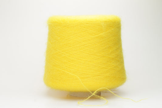 SuperKidMohair 70%, Seta/Silk 30%, Nm 8500 - Aurora. Yellow