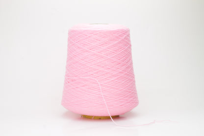 Cashmere 50%, Merino 50%,yarn. 3/27, Loro Piana yarn on Cone, Color Rosa