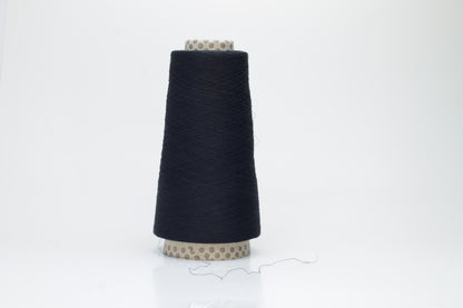 Silk yarn 90%, PL 10%, Nm 1/45,Passion Prisma Ricerche. Color Black. Lot 140 gr