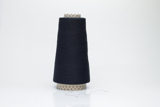 Silk yarn 90%, PL 10%, Nm 1/45,Passion Prisma Ricerche. Color Black. Lot 140 gr