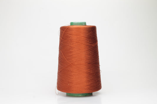 Silk yarn 100%,Nm 2/90, Trama Prisma ricerche, Color Terracotta