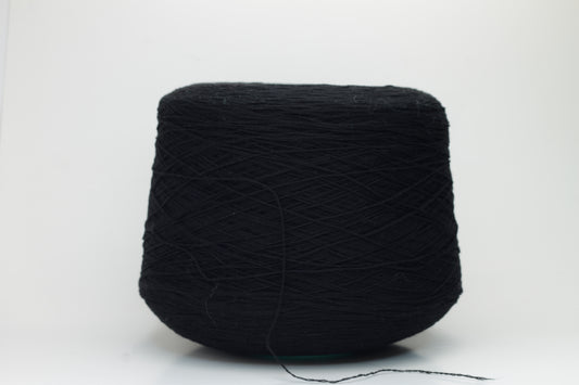 Merino 45%, Viscosa 30%, Cashmere 25%. Nm 2/24, Zermatt. Filati biagioli modesto, Color Nero