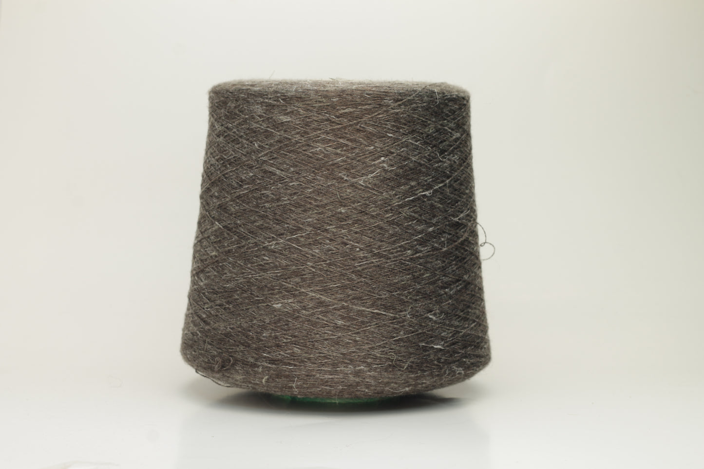 Merino 49%, Silk 30%, Lino 21% yarn. Nm 2/40, Loro Piana yarn on Cone, Brown