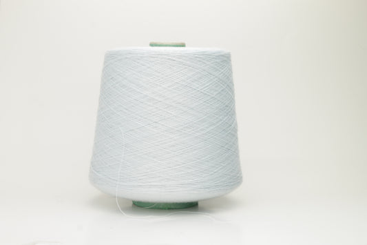 Cashmere 60%, Lino 40%. yarn Nm 1/23, Loro Piana yarn, Light Blue