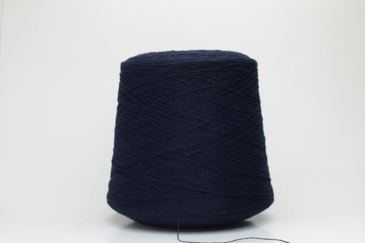 Merino 45%, Viscosa 30%, Cashmere 25%. Nm 2/24, Filati biagioli modesto, Color Marino