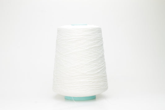 70% Coton yarn, 30% Silk yarn, Nm 2/120x2, Botto Havana Crepe, White