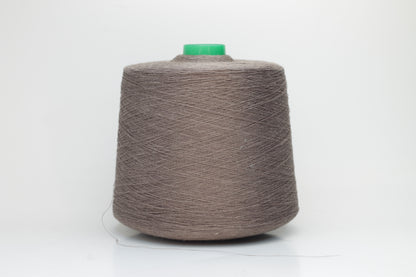 Fine, single-ply linen yarn in a rich Talpa. Reveals a crisp texture and subtle natural sheen, typical of pure linen fiber.