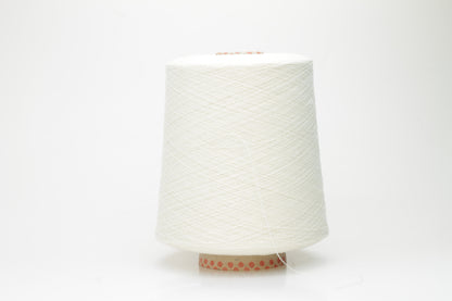 Cashmere 88% & PA 12%. Nm 1/27, Filati biagioli modesto Zefiro. White