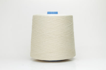 Fine, single-ply linen yarn in a rich Cera. Reveals a crisp texture and subtle natural sheen, typical of pure linen fiber.