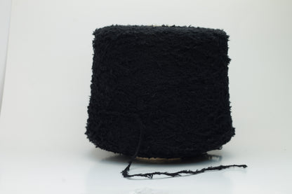 Merino yarn 91%, PA 9%, 1/1850, Lanecardate, Color Nero. Per 100 gr