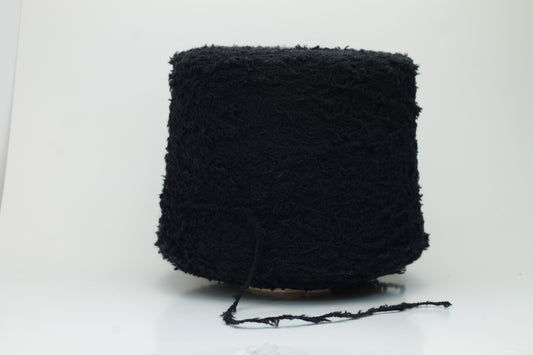 Merino yarn 91%, PA 9%, 1/1850, Lanecardate, Color Nero. Per 100 gr